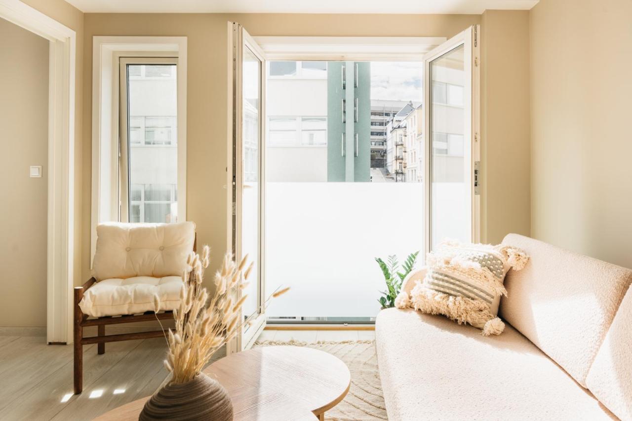 Appartement Urban - Stylish Scandinavian Gem With French Balcony Bergen